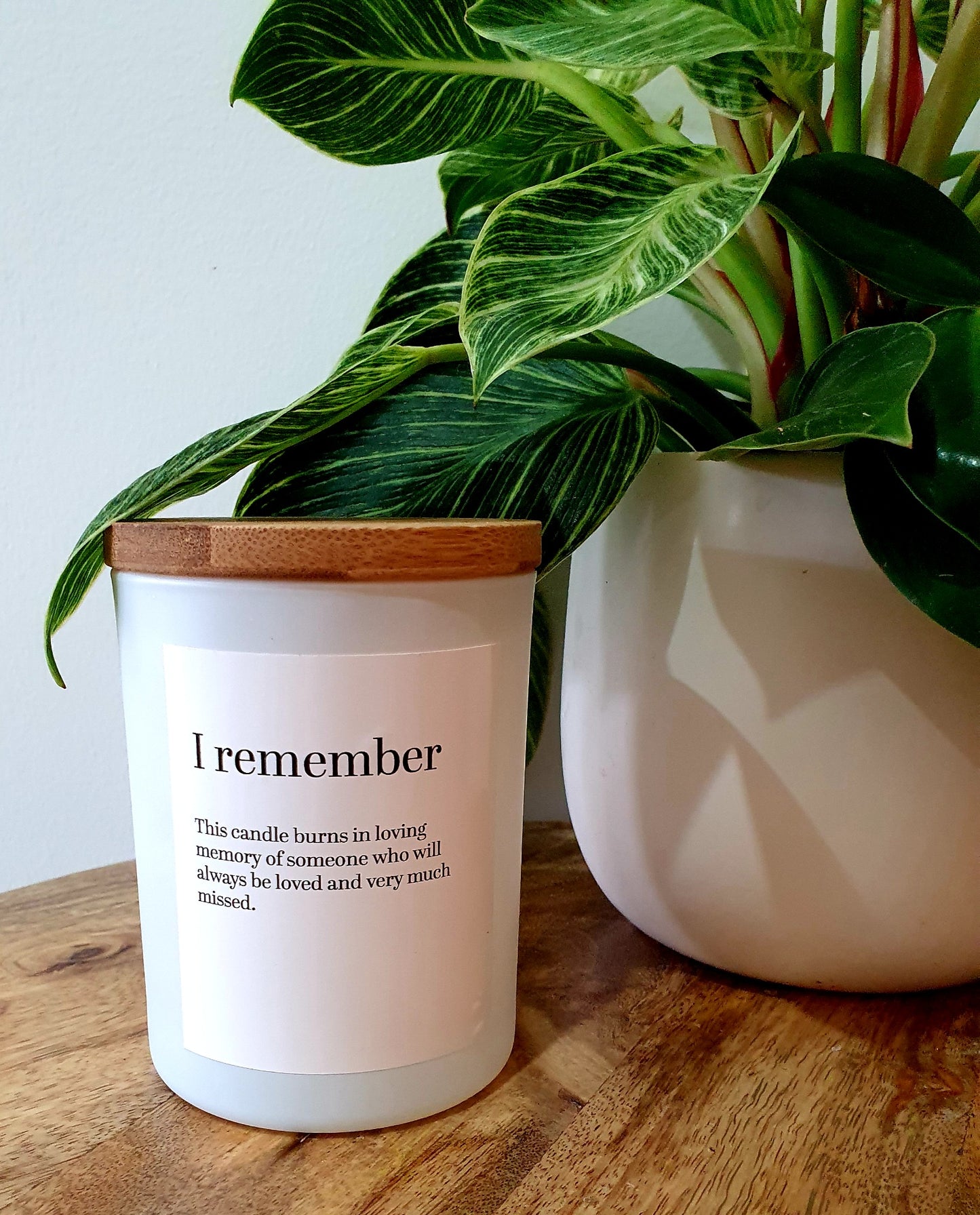 Candle "I Remember"