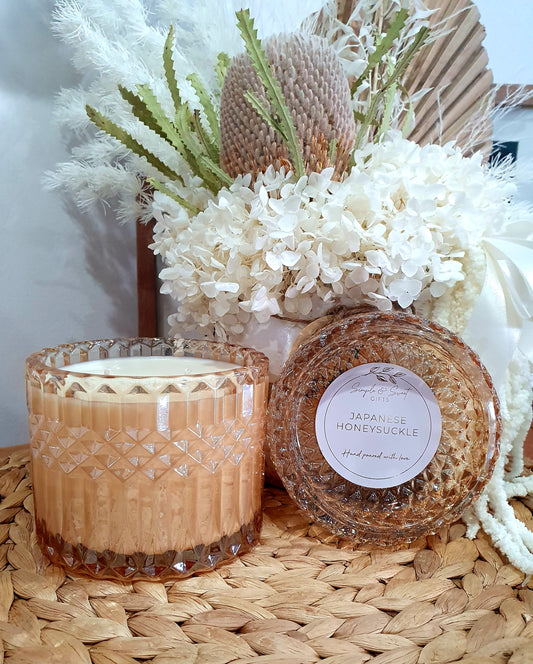 Candle - Copper Geo Jar